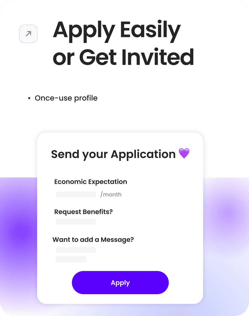 Profile features showcase